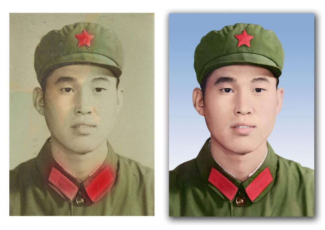 西夏破损照片修复-18